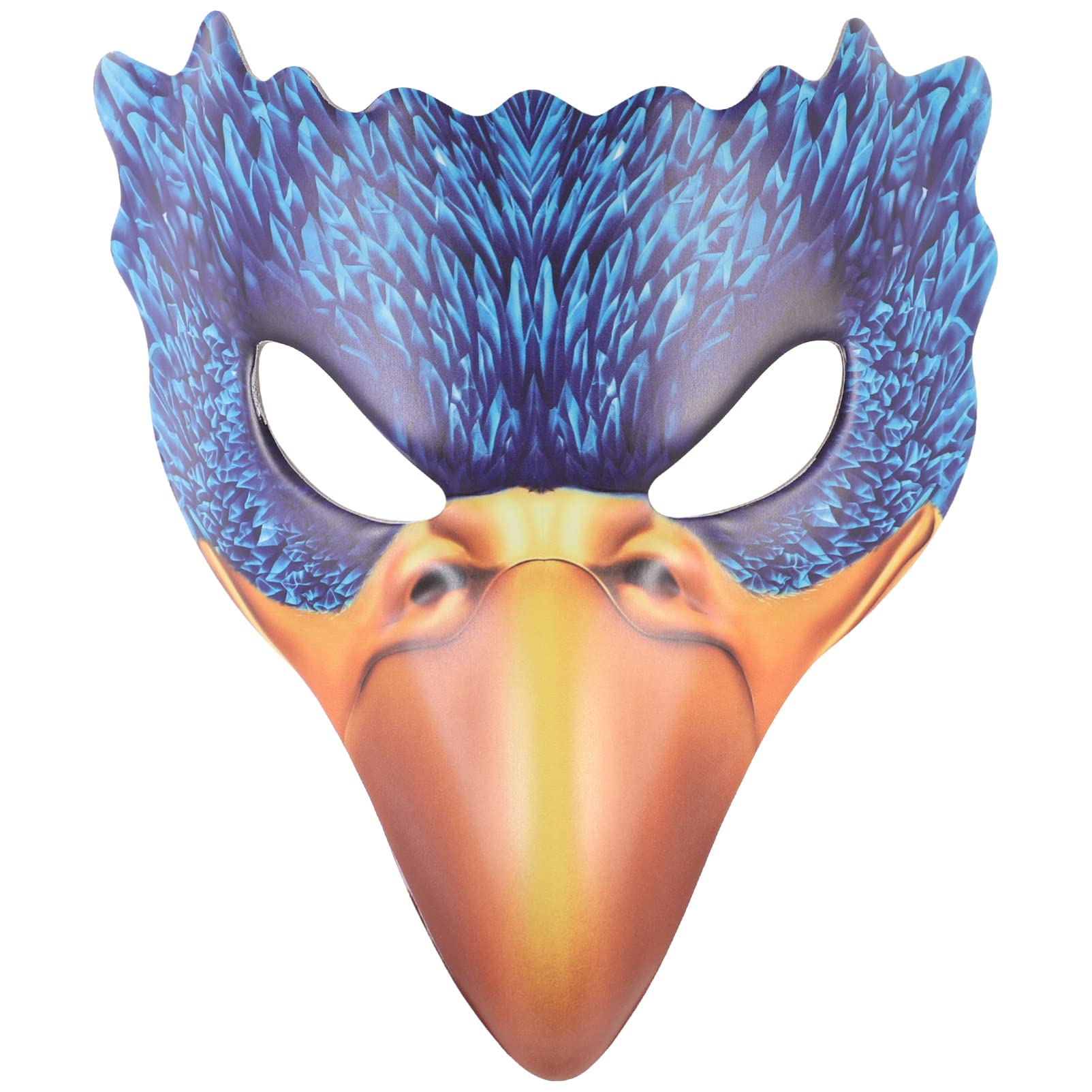 Photo 1 of 1Pc Halloween Bird Shaped Mask Decor Role Play Mask Wings Props Masquerade Punk Mask Wings Horror Mask Wings Decor Carnival Party Supplies for Party Decor (Blue)
