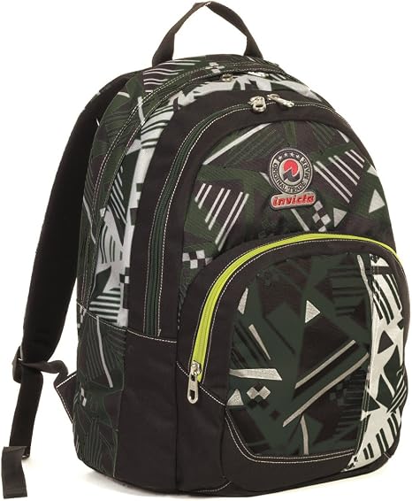 scuola e tempo libero Nero Giallo MIX ZAINO INVICTA format 31 LT Zainetti  per bambini urban-earth.co.uk