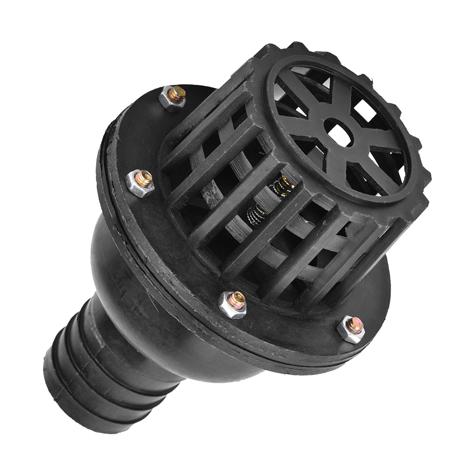 Foot Valve, Black PVC Low Pressure Flat Check Valve1.5in Pump Check Valve or Fluid Machine