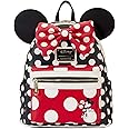 Loungefly Minnie Mouse Rocks the Dots Classic Mini Backpack | Disney Backpacks Standard