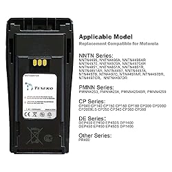 Teseko 5 Pack NNTN4497CR NNTN4497DR NNTN4496 7.4V