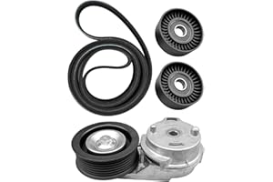 AUGREX 38382 Drive Belt Tensioner Pulley Assembly Kit Fit for Dodge Ram 1500 2500 3500 2003 2004 2005 2006 2007 2008 5.7L V8 Replace 53032130AA 53032130AC 38058 7PK2570