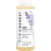 The Honest Company Foaming Natural Bubble Bath, Tear-Free, Hypoallergenic, Baby Wash, Lavender Calm, 12 fl oz