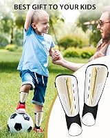AirsFish CE Shin Pads Kids Football Shin Guards with Ankle Protection view 5