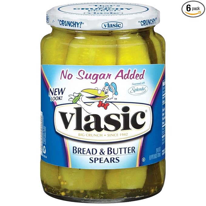 Vlasic Bread And Butter Pickles No Sugar Added Bread Poster
