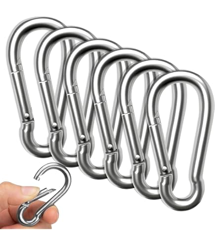 30 Mosquetones Pequeños, Gancho De Resorte Pequeño De 1.97 P | Meses