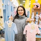 LUTER 7pcs Baby Closet Dividers, Wooden Nursery Organizer 0-24 Months view 7