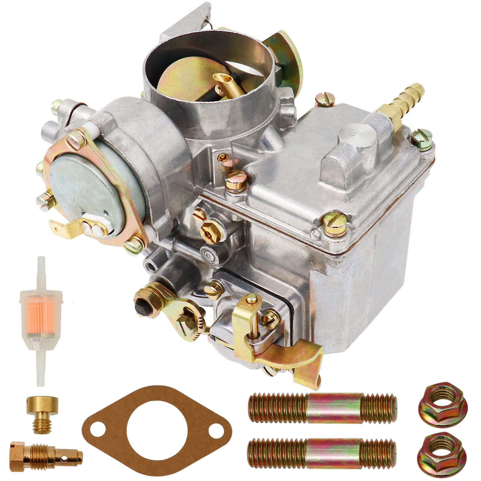 Labwork 34 PICT-3 Carburetor For VW 1600CC (1971-1979) – 12V Electric Choke, Alloy, 113129031k Replacement