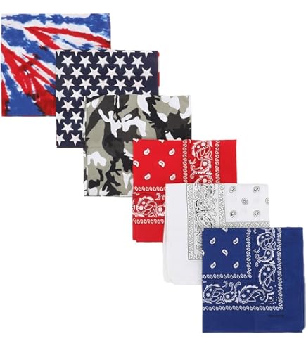 Sciarpa Bandana Lunga HAV-A-HANK Paisley - Unisex, 168x55cm, 100% Cotone, Made In USA