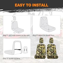 BORDAN UTV Waterproof Seat Cover for 2004-2021