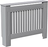 Vida Designs Chelsea Radiator Cover Olive Grey Medium 80x102x16 cm Internal view 8