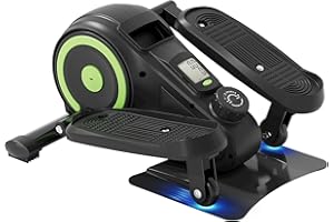 Bifanuo Under Desk Elliptical Machine, Pedal Exerciser Fully Assembled with 8 Resistance Levels - Exercise Equipment for Home, Seated Pedal Exerciser for Seniors for Home Office