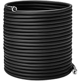 Amazon Basics Heavy-Duty Garden Water Hose, 100ft, Crush-Resistant Aluminum Couplings, Tangle-Free Swivel