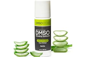 DMSO Aloe 3 oz. Roll on - 1 Pack | 70% Pure 99.995% Dimethyl Sulfoxide | 30% Super Biologic Aloe Vera