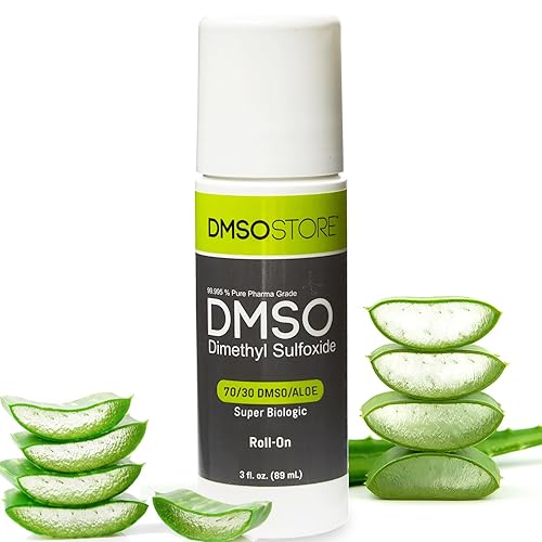 DMSO Aloe 3 oz. Roll on - 1 Pack | 70% Pure 99.995% Dimethyl Sulfoxide |  30% Super Biologic Aloe Vera in Dubai - UAE | Whizz Topical Antimicrobials