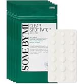 SOME BY MI 30 Days Miracle Clear Spot Patch - Pack of 5, 90 Counts, 2 Size(10mm 45Counts, 12mm 45Counts) - Invisible Hydrocolloid Spot Patch with No Irritation - Korean Skin Care