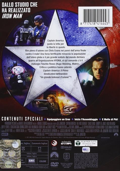 Amazoncom Captain America Italian Edition Movies Tv
