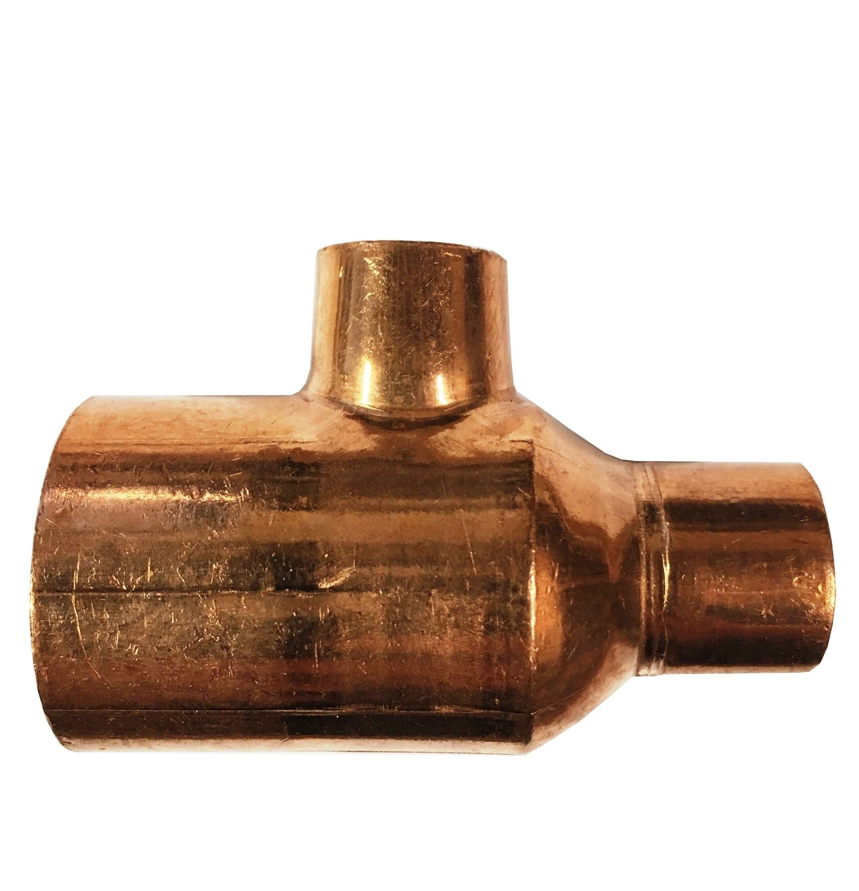 28mm x 15mm x 15mm Reducing Tee - End Feed - Pack of 2