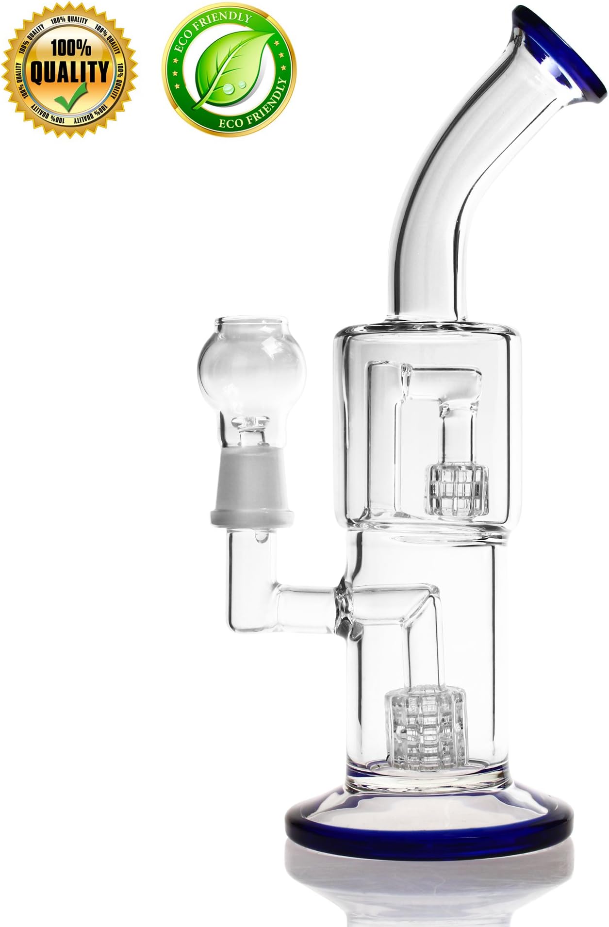 GOOLUS Bong Handmade Bongs Six Filter branches Bongs Glass Smoking 18.8mm Joint Tall 26cm Glass Pipe