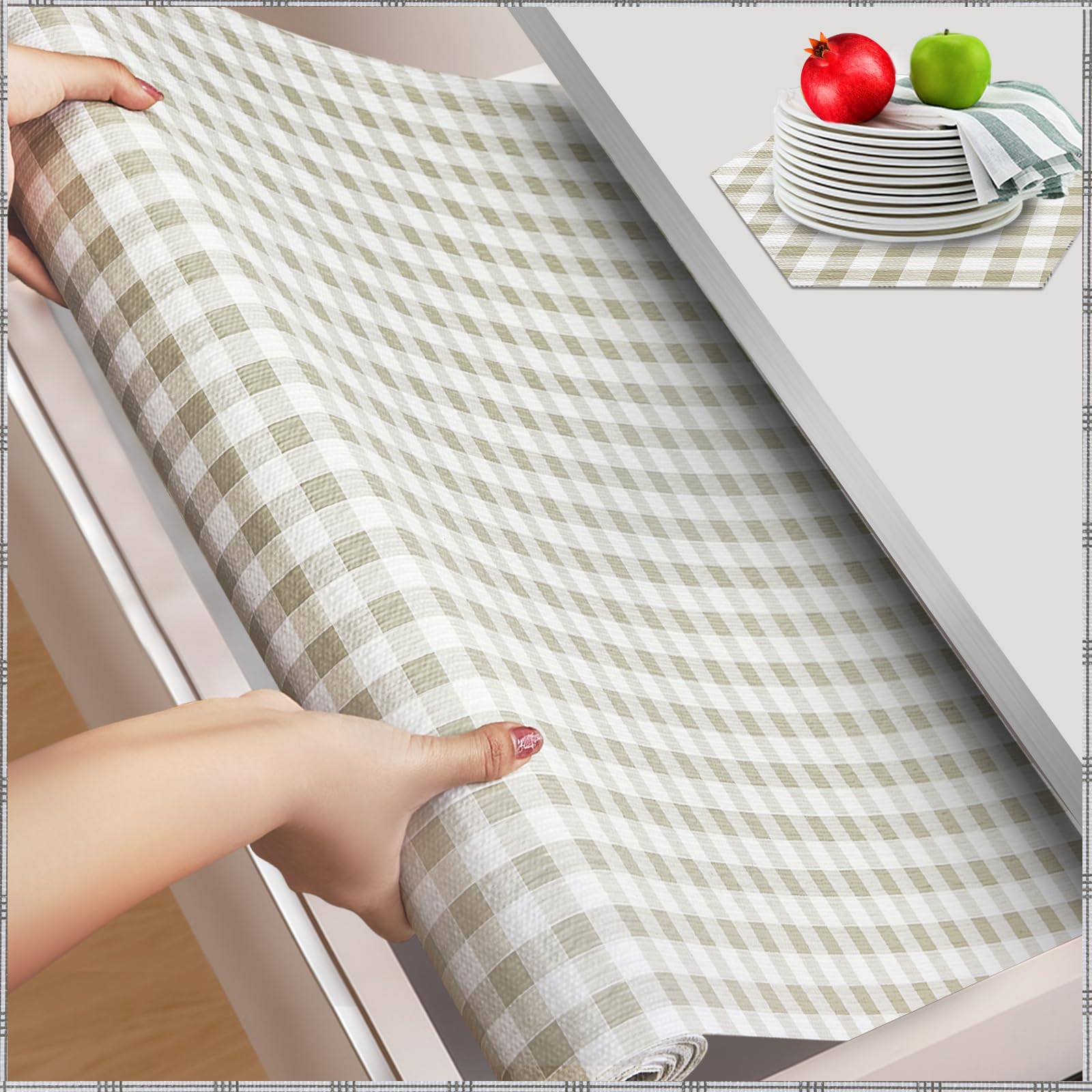 Beautysaid Shelf and Drawer Liner for Ktichen