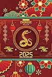 Happy Chinese New Year 2025 Journal: Red, Gold, and
