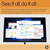 HP E24 G5 23.8" Full HD IPS LCD Monitor 75Hz HDMI DisplayPort Black view 9