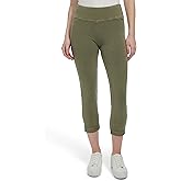 Andrew Marc Womens Mid Rise Slim Fit Cropped Legging