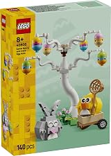 LEGO Easter Bunny and Chick Egg Hunt 40808 Easter Toy 140 Pieces view 5