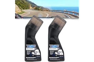 ENTERLENT Anti Fog Spray & Rain Repellent Spray,Anti Fog for Car Windshield,Magic Gem Anti-Fog Coating,Micro-Molecular Anti-Fog Coating Agent Wiper,Car Anti-Fog Agent with Applicator for Windows(2PCS)