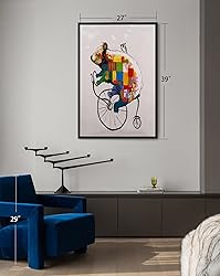 Art Hub Bear Cub Penny-Farthing Modern Pop Animal