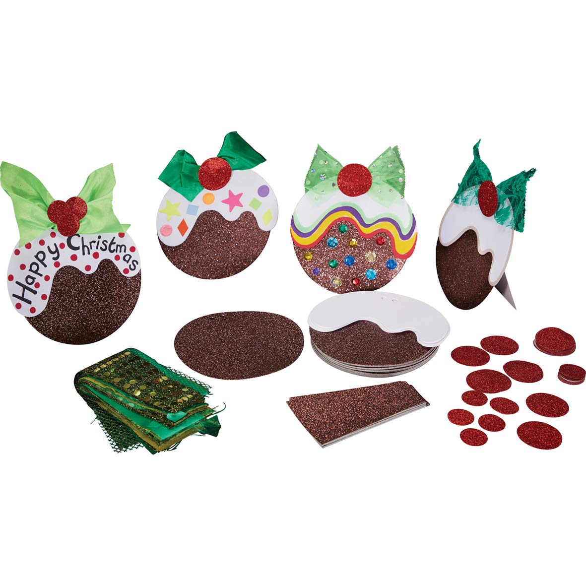 Springboard 10242 Christmas Pudding Cards Craft Activity (Pack of 30)