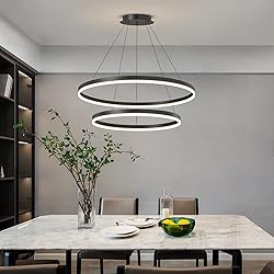 Matven Modern Ceiling Chandelier Light, Acrylic