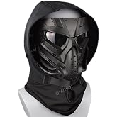 Airsoft Mask Balaclava Face MaskFull Face Skull Mask,for Halloween CS Survival Games Shooting Cosplay Mask，Adjustable