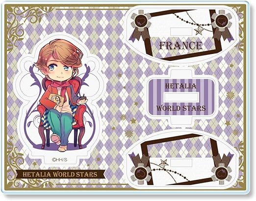 Amazon Co Jp ヘタリア Worldstars ゆらっとアクリルフィギュア デザイン06 フランス ホビー 通販