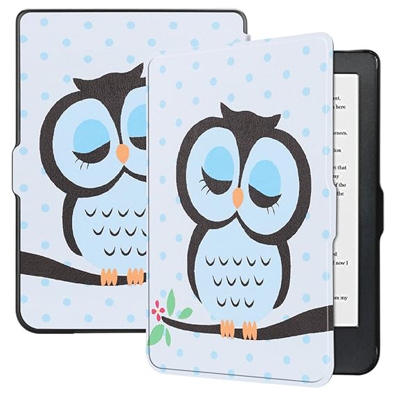 Amazon Kobo Clara HD Case ANGELLA M Ultra Slim Lightweight PU