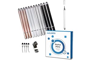 HAIOLORPRO 12PCS Stylus Pens for Touch Screens, 2-in-1 Touch Screen Pen, Stylus Pen for ipad Android iPhone Tablets All Unive