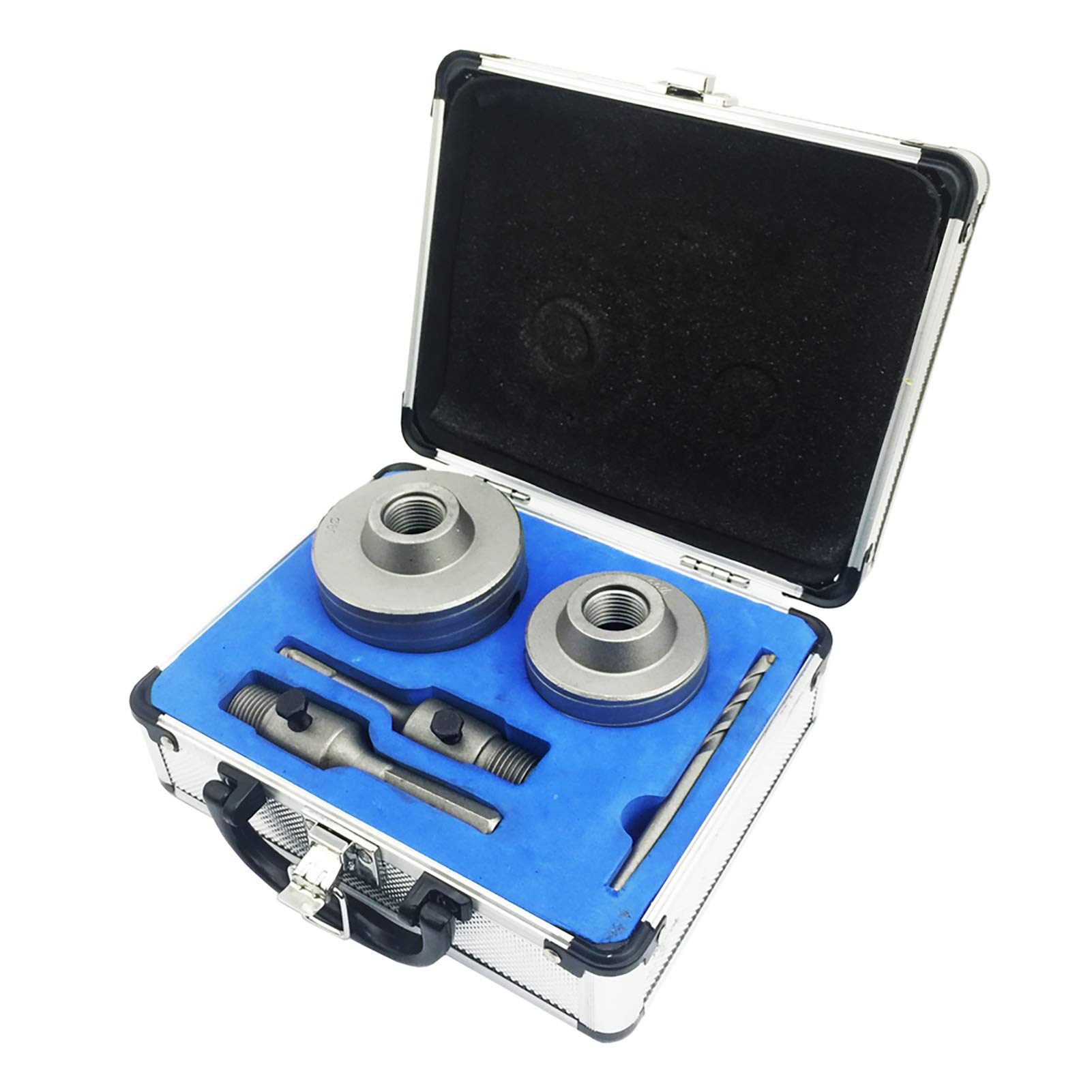 NORTOOLS Hole Saw Kit 5 PCS TCT Tungsten Carbide Hollow Drill Bits Core Drills Light Duty with Arbor for Brick Concrete 66 80mm