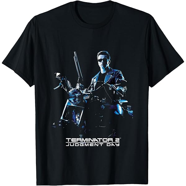 Amazon.com: Terminator 2 Judgement Day Theatrical Poster T-Shirt