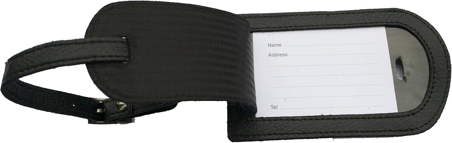 luxury leather luggage tags