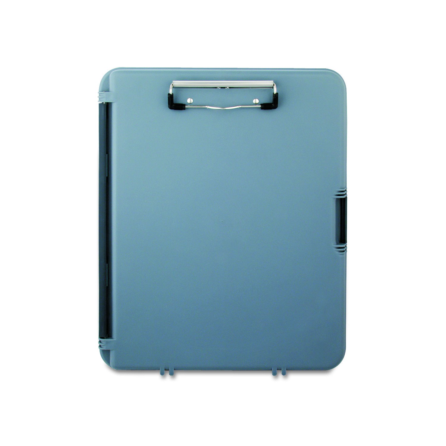 Locking Storage Plastic Clipboard Hard Black Solid Briefcase Case Paper