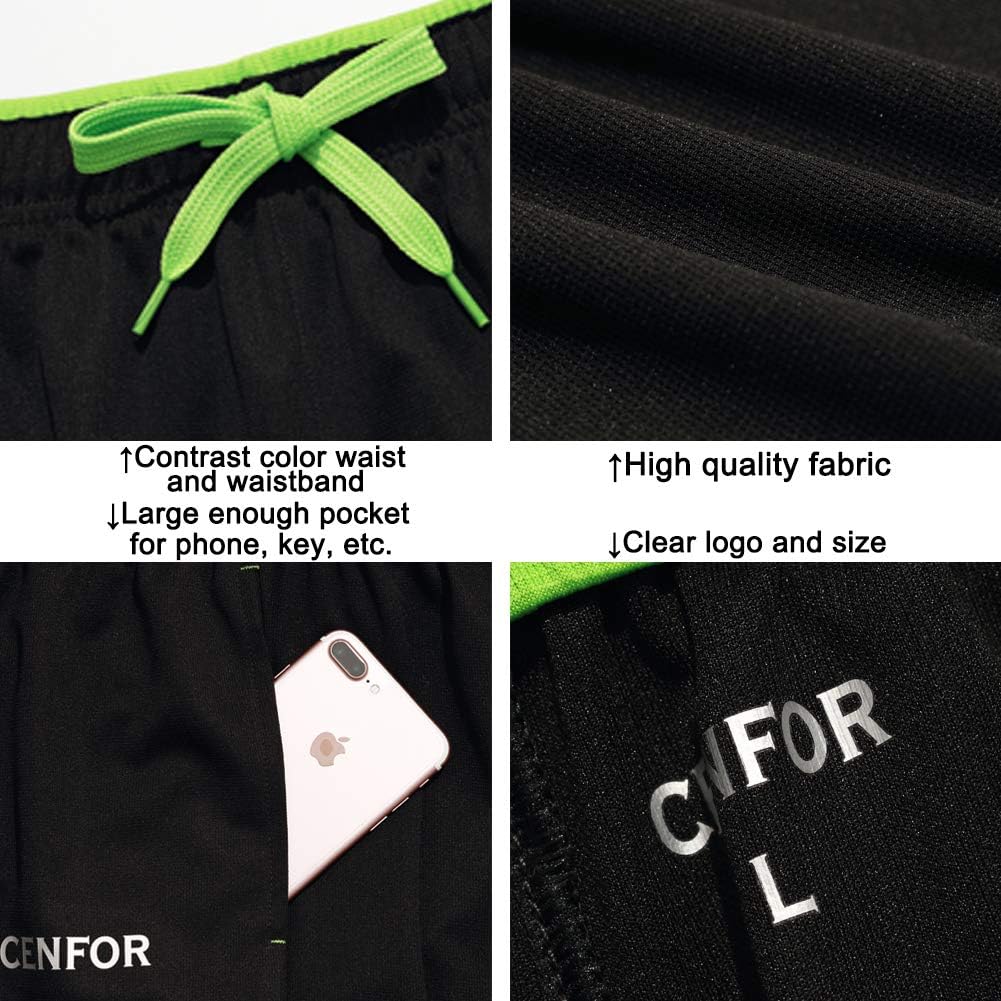 CENFOR Men's Sweatpants with Pockets Open Bottom Workout Pants, for Athletic, Jogging, Training, Casual at  Men’s Clothing store