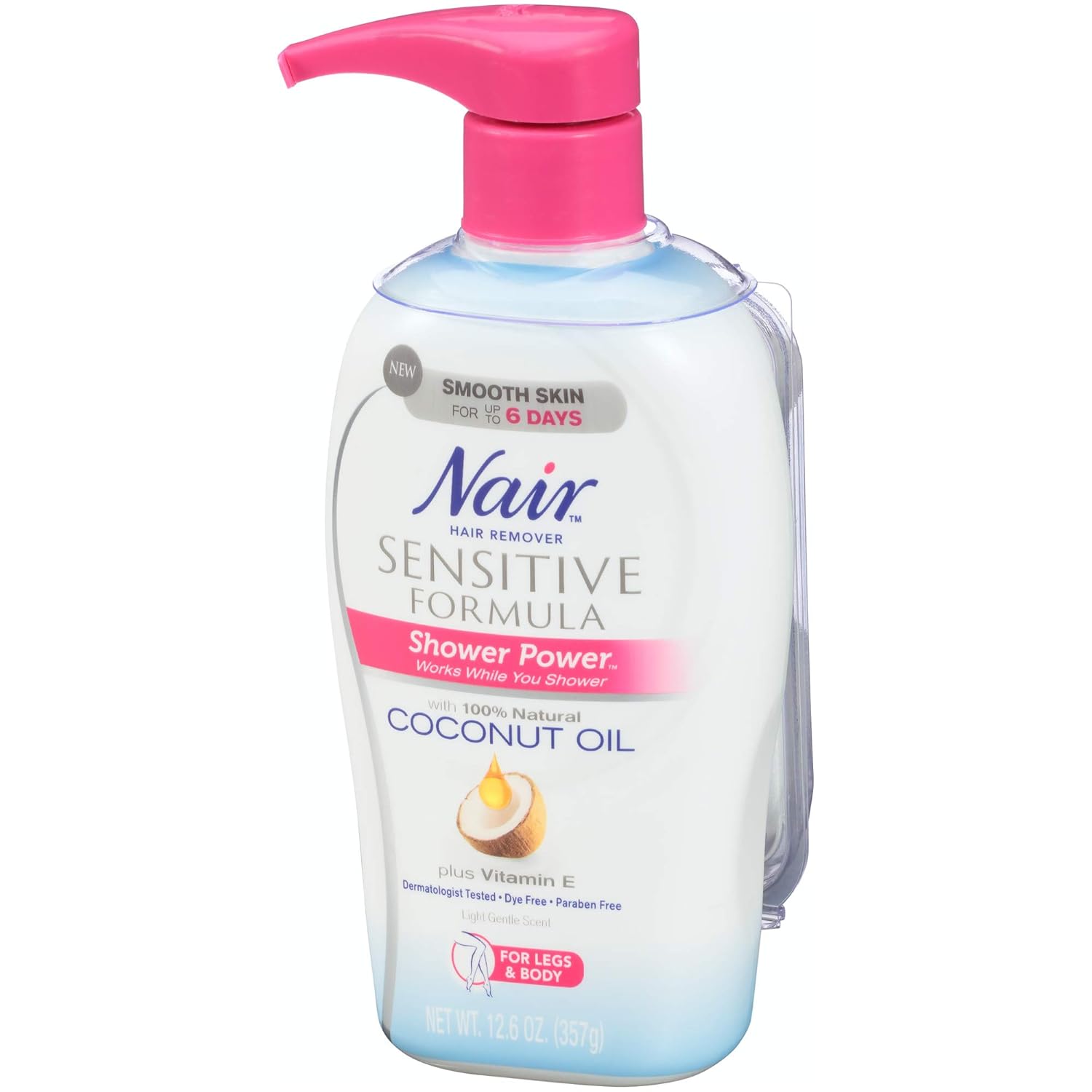 Amazon Com Nair Shower Power Sensitive Formula Coconut Oil Vit
