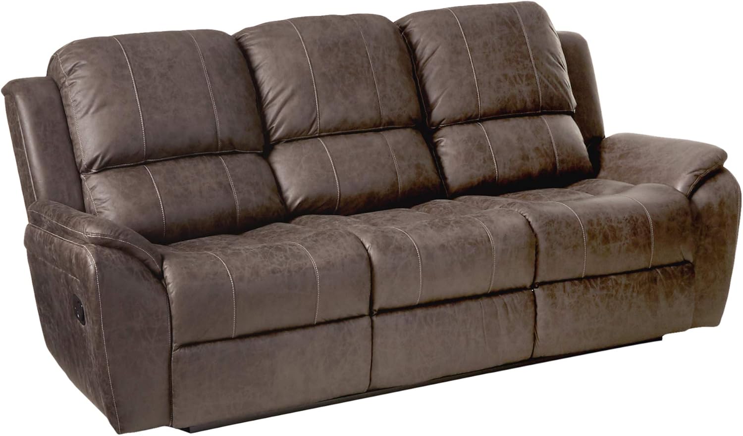 ACME Barnaby Gray Polished Microfiber Reclining Sofa Amazon.co.uk Kitchen & Home