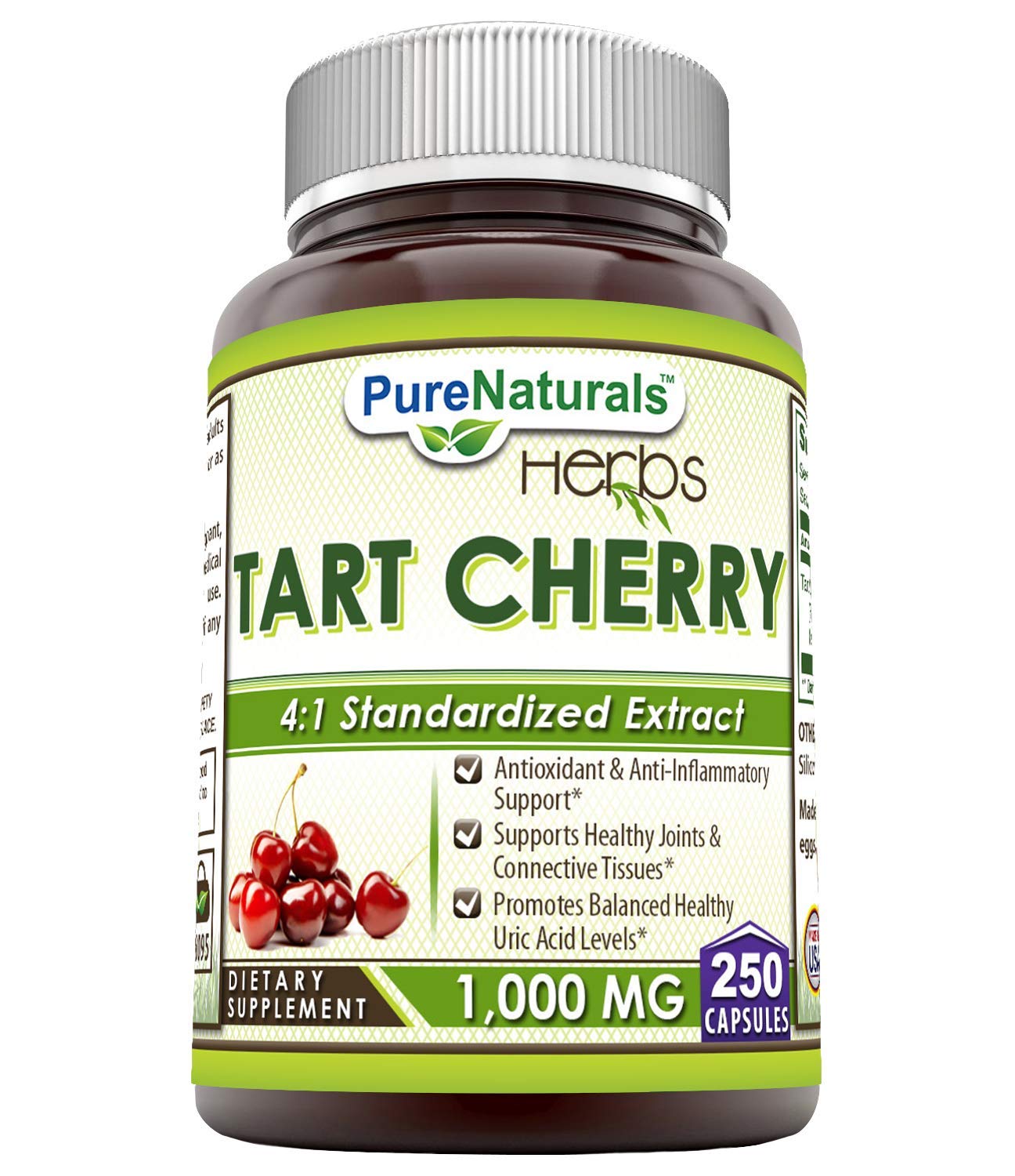 Buy Pure Naturals Tart Cherry 1000 Mg 250 s Supports y Joints