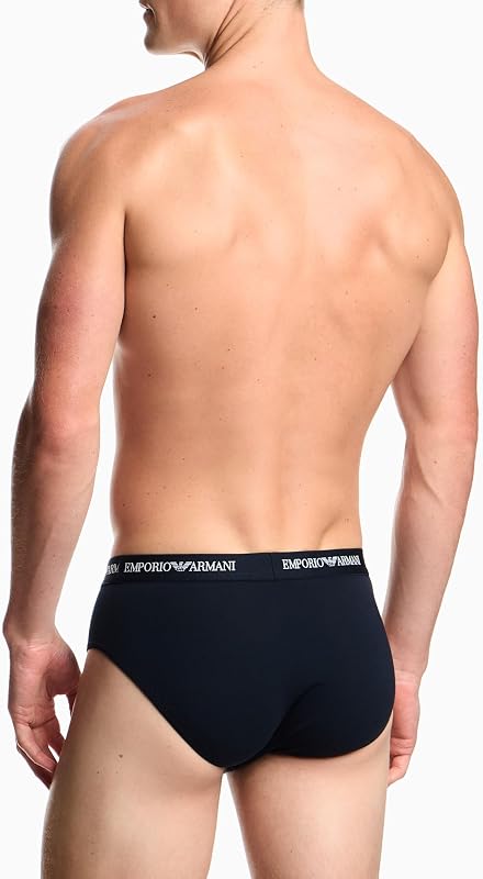 Herren 3er-Pack Slip (3er Pack), Armani Blue/Armani Blue/Armani Blue, S