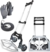 WMR Heavy Duty Aluminium Folding Hand Truck Trolley 80kg Load Capacity