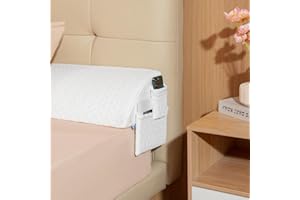 Rainmr King Size Bed Wedge Pillow(76"X10"X6"), Mattress Gap Filler Headboard Wedge Pillow, Triangle Pillow Wedge for Close Bed Gap Filler (0-7"), Firm Bed Pillow Wedge to Fill Mattress & Headboard