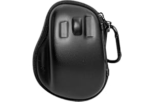 Hard Case For Logitech MX Master 4/3S,Mouse Portable Travel Storage Bag Protective Box with Carabiner (black)