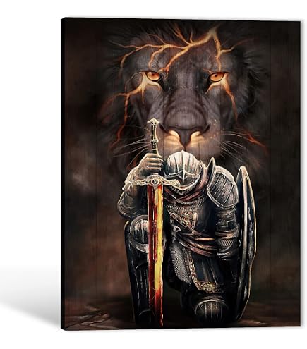 Amazon.com: Posterazzi Samson and the Lion Poster Print by Leon