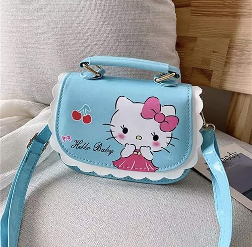 Amazon K S Shop M キティちゃん ハローキティ ショルダーバッグ ハンドバッグ 女の子 キッズ 402 ブルー 並行輸入品 ショルダーバッグ ポシェット